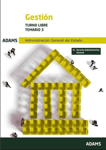 Temario 3 Gestión, turno libre de la Administración General del Estado, de Varios autores | portada del libro