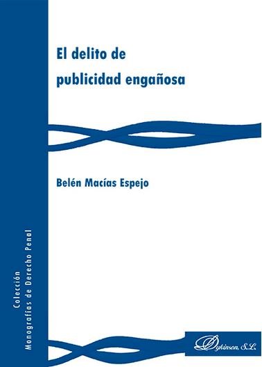 El delito de publicidad engañosa, de Macías Espejo, Belén | portada del libro