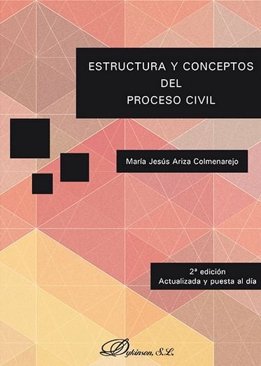 Estructura y conceptos del proceso civil, de Ariza Colmenarejo, María Jesús | portada del libro
