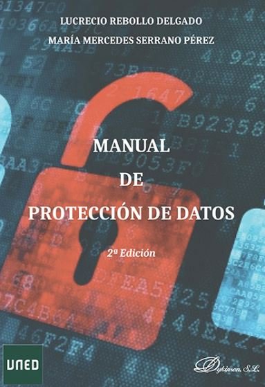 Manual de protección de datos, de Rebollo Delgado, Lucrecio | portada del libro