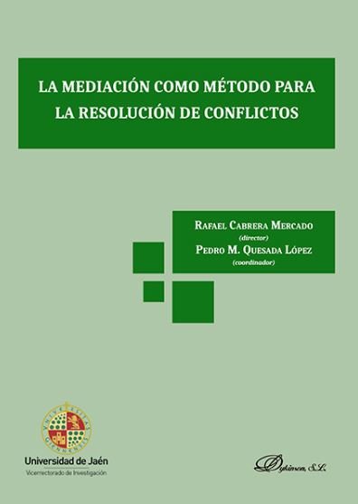 La mediación como método para la resolución de conflictos, de AA.VV. | portada del libro