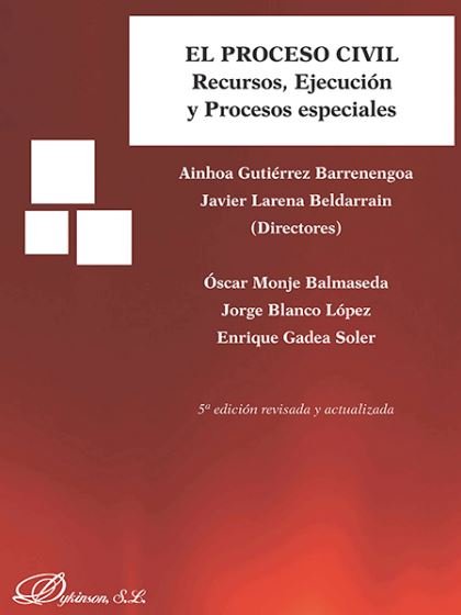 El Proceso Civil, de Gutiérrez Barrenengoa, Ainhoa | portada del libro