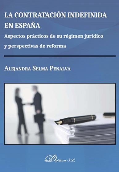 La contratación indefinida en España, de Selma Penalva, Alejandra | portada del libro