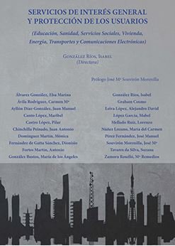 Servicios de Interés general y protección de los usuarios, de GONZALEZ RIOS, ISABEL | portada del libro