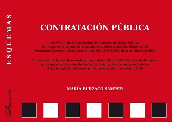 Contratación Pública. Esquemas, de Burzaco Samper, María | portada del libro