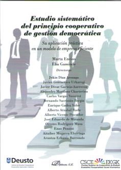 Estudio sistemático del principio cooperativo de gestión democrática | portada del libro