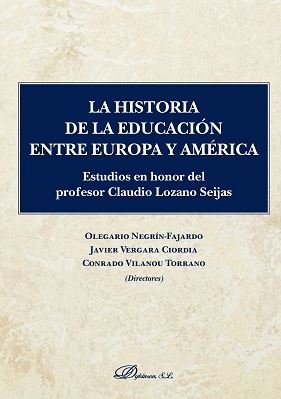 La historia de la educación entre Europa y América | portada del libro
