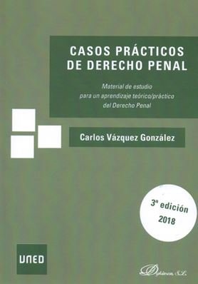 Casos prácticos de Derecho Penal, de Vázquez González, Carlos | portada del libro