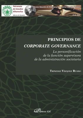 Principios de corporate governance, de Vázquez Ruano, Trinidad | portada del libro