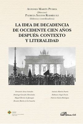 La idea de decadencia de occidente cien años después: contexto y literalidad | portada del libro