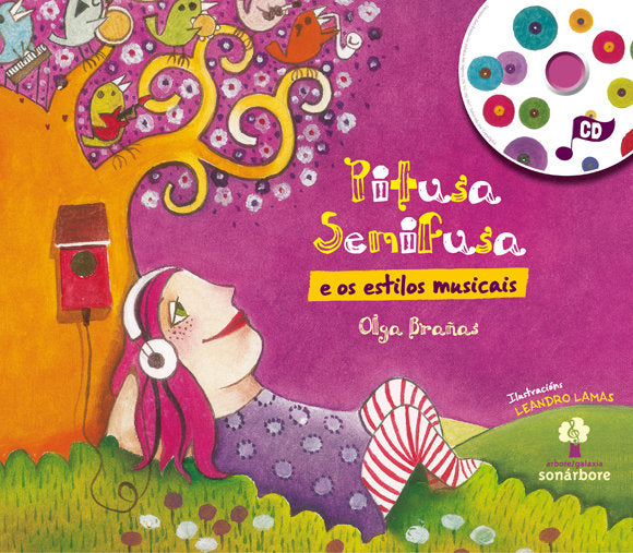 Pitusa semifusa e os estilos musicais+cd, de Braûas, Olga | portada del libro