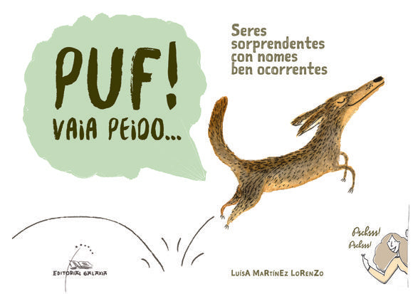 Puf!vaia peido.seres sorprendentes con nomes ben ocorrentes, de Martinez Lorenzo | portada del libro