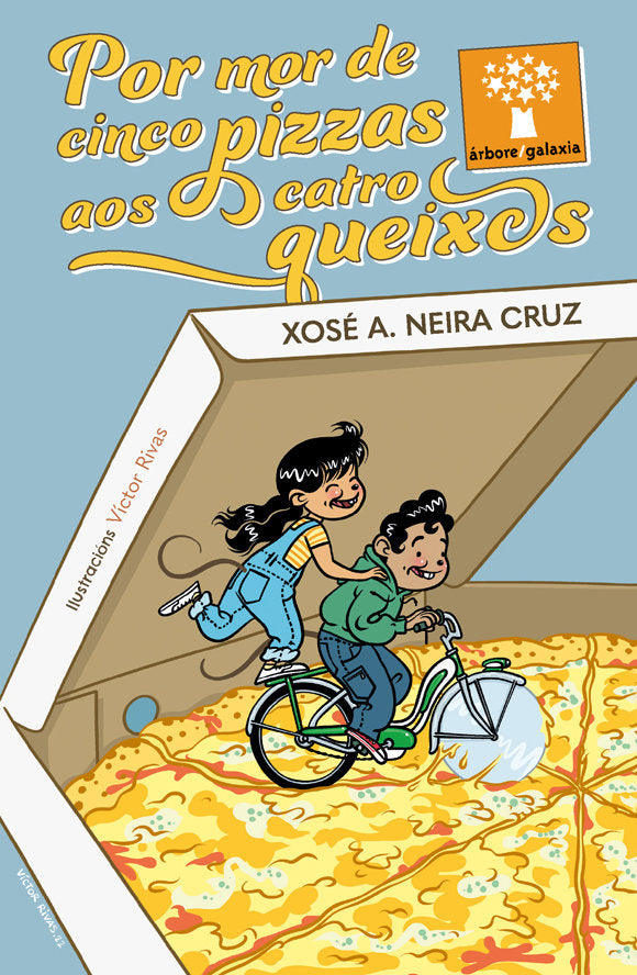 Por mor de cinco pizzas aos catro queixos | portada del libro