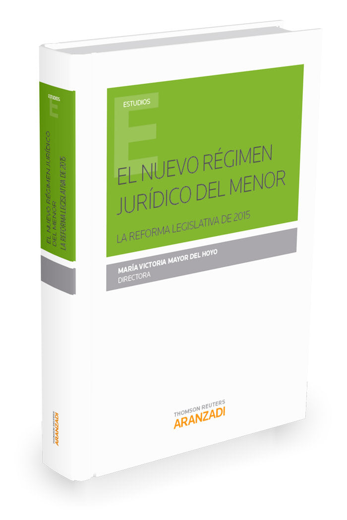 El nuevo régimen jurídico del menor, de Mayor del Hoyo, María Victoria | portada del libro