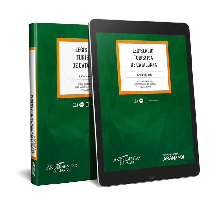 Legislació turística de Catalunya (Papel + e-book), de Aguilar Jiménez, José Luis | portada del libro