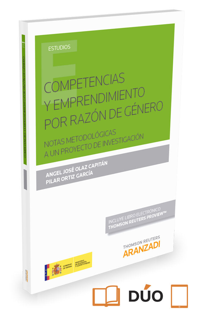Competencias y emprendimiento por razón de género (Papel + e-book), de Olaz, Ángel | portada del libro