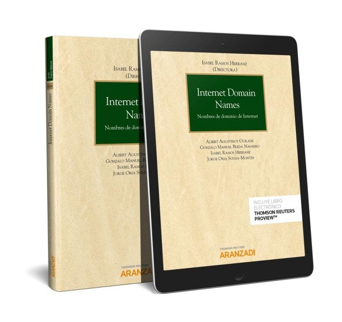 Internet Domain Names (Papel + e-book), de Ramos Herranz, Isabel | portada del libro