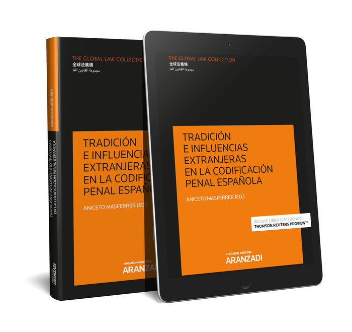 La codificación penal española (Papel + e-book), de Masferrer, Aniceto | portada del libro