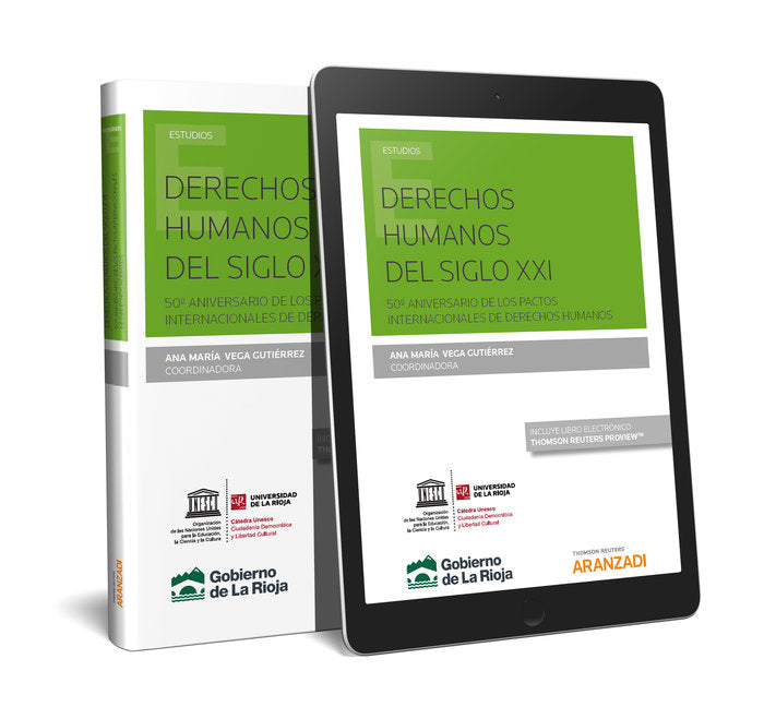 Derechos Humanos del siglo XXI (Papel + e-book), de Vega Gutiérrez, Ana Mª | portada del libro