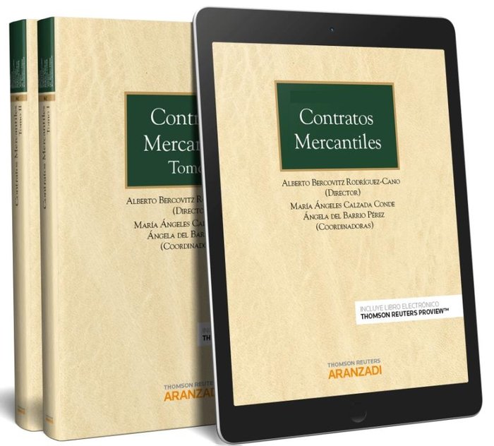 Contratos mercantiles (2 Tomos) (Papel + e-book), de Bercovitz Rodríguez-Cano, Alberto | portada del libro