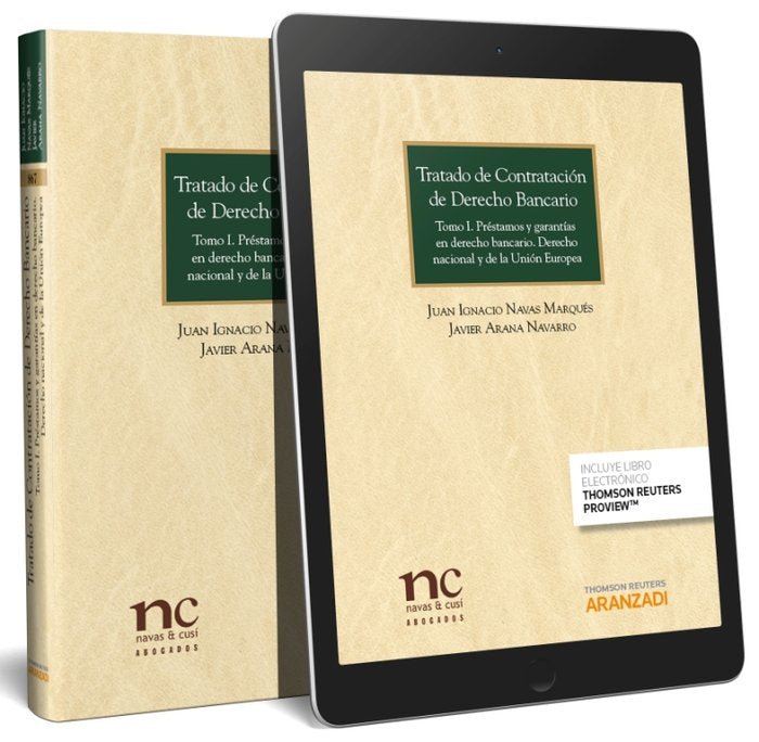 Tratado de contratación de Derecho Bancario (Papel + e-book), de Arana Navarro, Javier | portada del libro