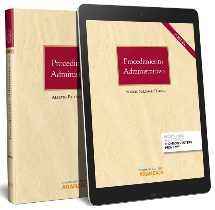 Procedimiento Administrativo (Papel + e-book), de Palomar Olmeda, Alberto | portada del libro