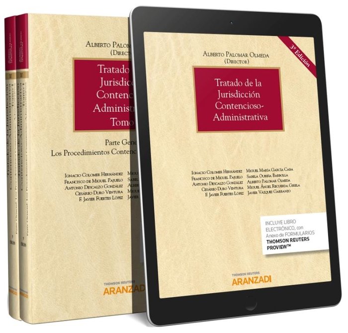 Tratado de la Jurisdicción Contencioso-Administrativa (Tomo I y II) (Papel + e-book), de Palomar Olmeda, Alberto | portada de