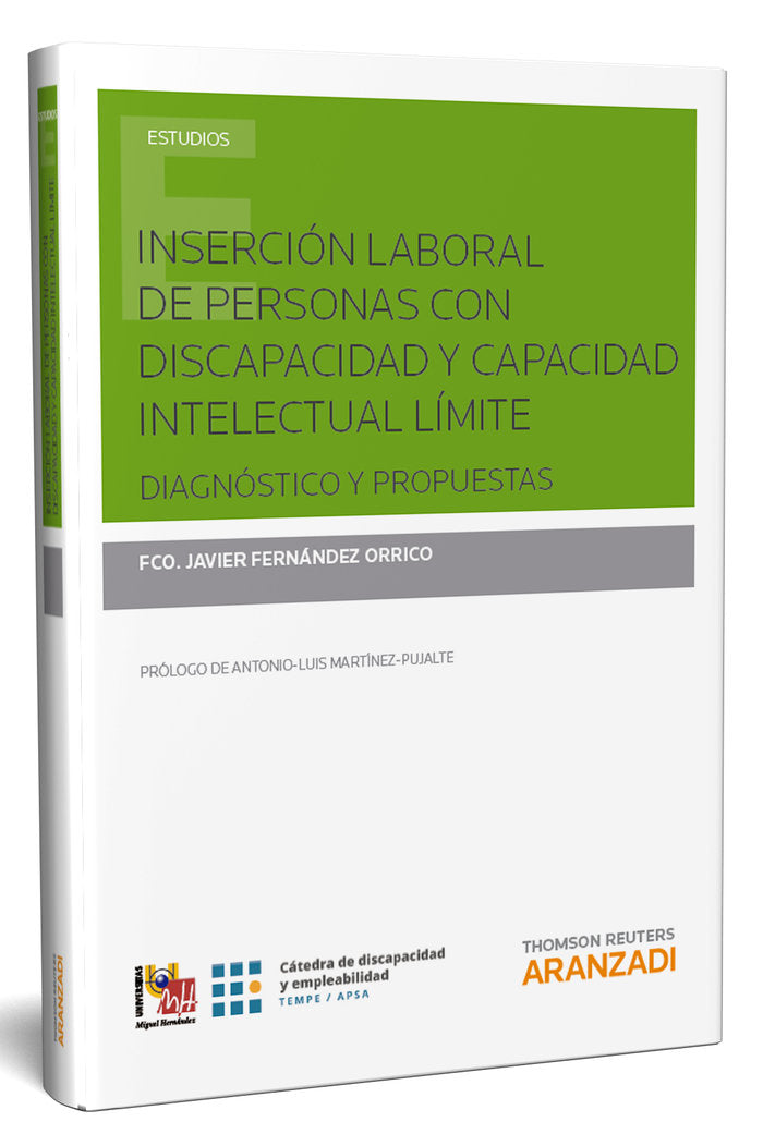Inserción laboral de personas con discapacidad y capacidad intelectual límite, de Fernández Orrico, Fco. Javier | portada del