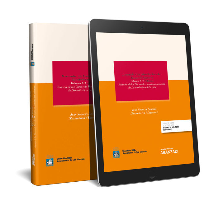 Anuario de los cursos de Derechos Humanos de Donostia-San Sebastián (Papel + e-book), de Soroeta Liceras, Juan | portada del 