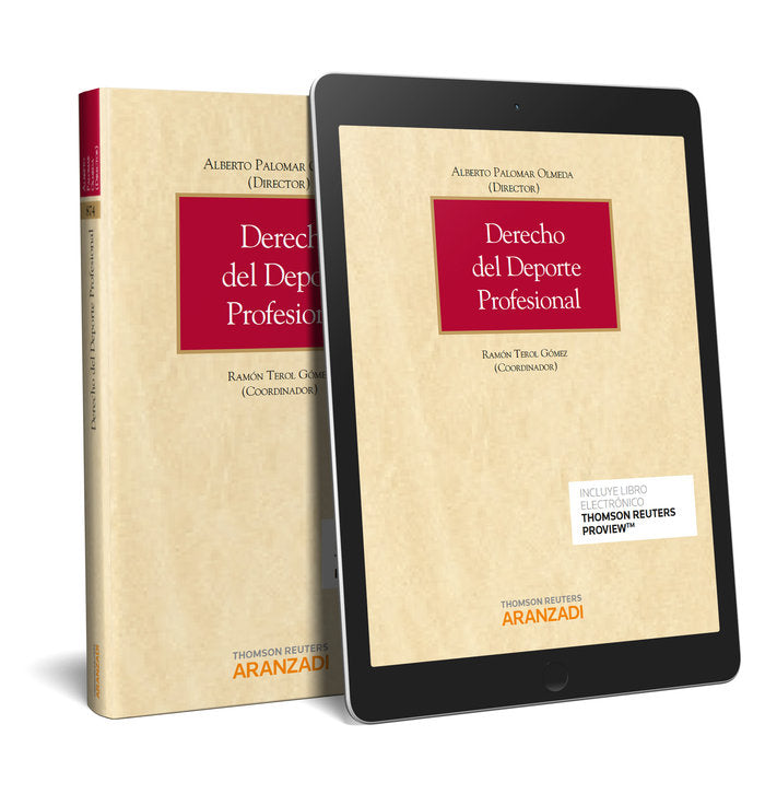 Derecho del deporte profesional (Papel + e-book), de Palomar Olmeda, Alberto | portada del libro