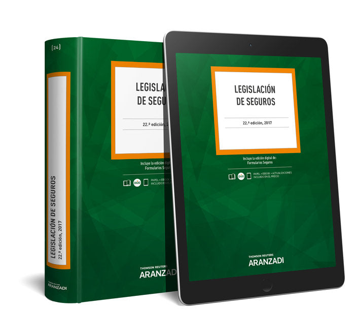 Legislación de Seguros (Papel + e-book), de Aranzadi, Departamento editorial | portada del libro