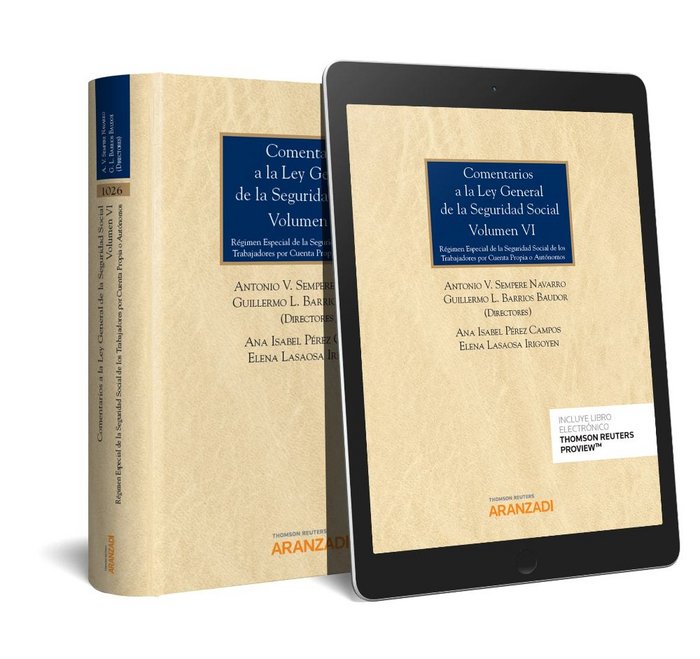 Comentarios a la Ley General de la Seguridad Social (Volumen VI) (Papel + e-book), de Barrios Baudor , Guillermo L. | portada