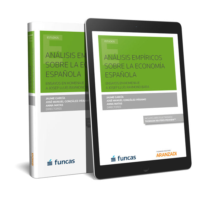 Análisis empíricos sobre la economía española (Papel + e-book), de García, Jaume | portada del libro
