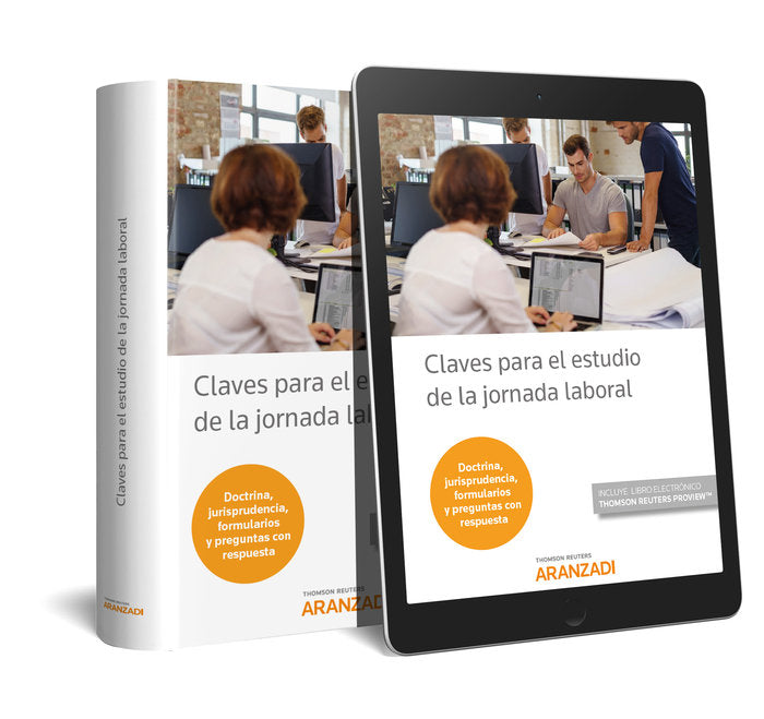 Claves para el estudio de la jornada laboral (Papel + e-book), de Aranzadi, Departamento de Redacción | portada del libro