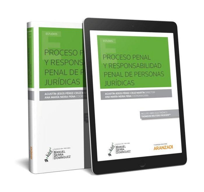 Proceso penal y responsabilidad penal de personas jurídicas (Papel + e-book), de Neira Pena, Ana María | portada del libro