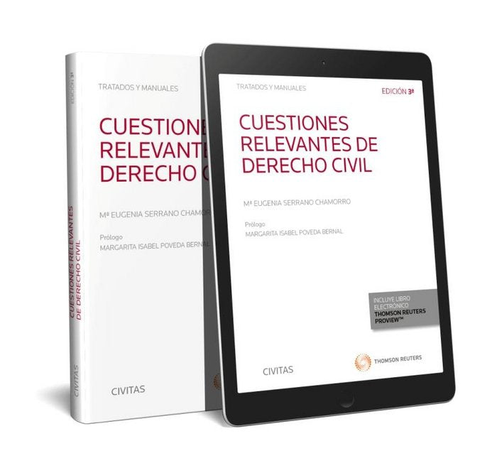 Cuestiones relevantes de Derecho Civil (Papel + e-book), de Serrano Chamorro, Mª Eugenia | portada del libro