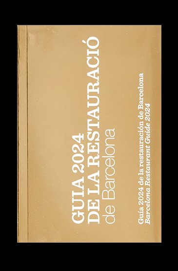 GUIA 2024 DE LA RESTAURACIO DE BARCELONA | portada del libro