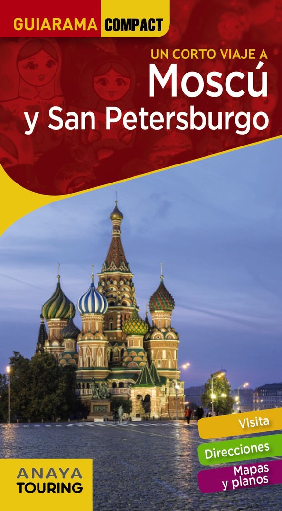 Moscú y San Petersburgo, de Anaya Touring | portada del libro