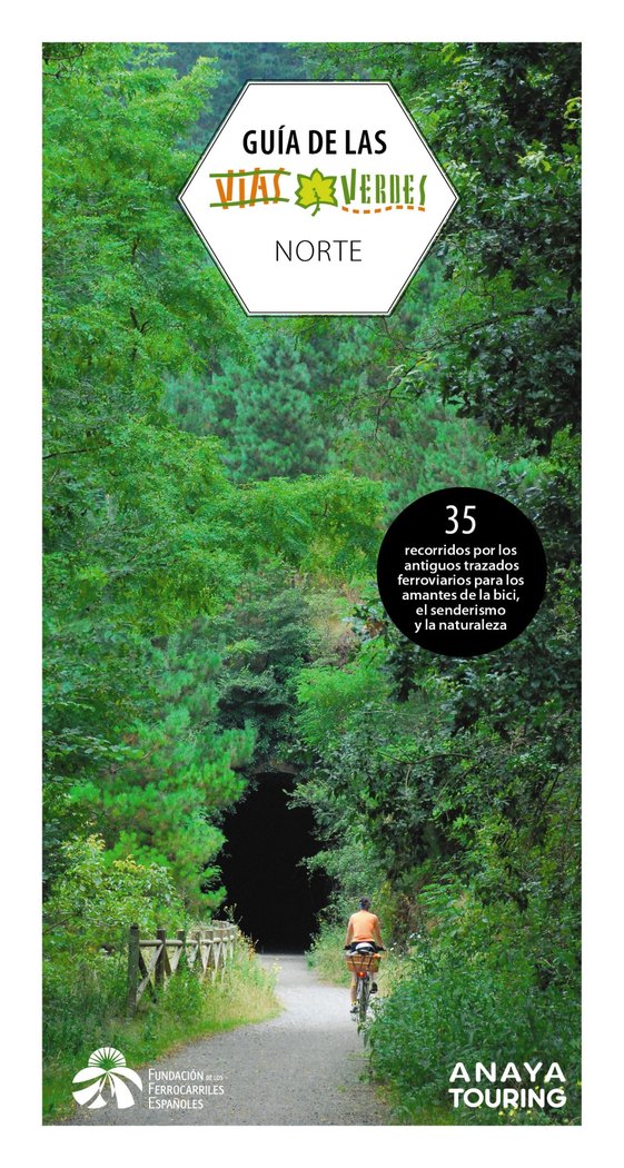 Guía de las Vías Verdes. Norte, de Fundación de los Ferrocarriles Españoles | portada del libro