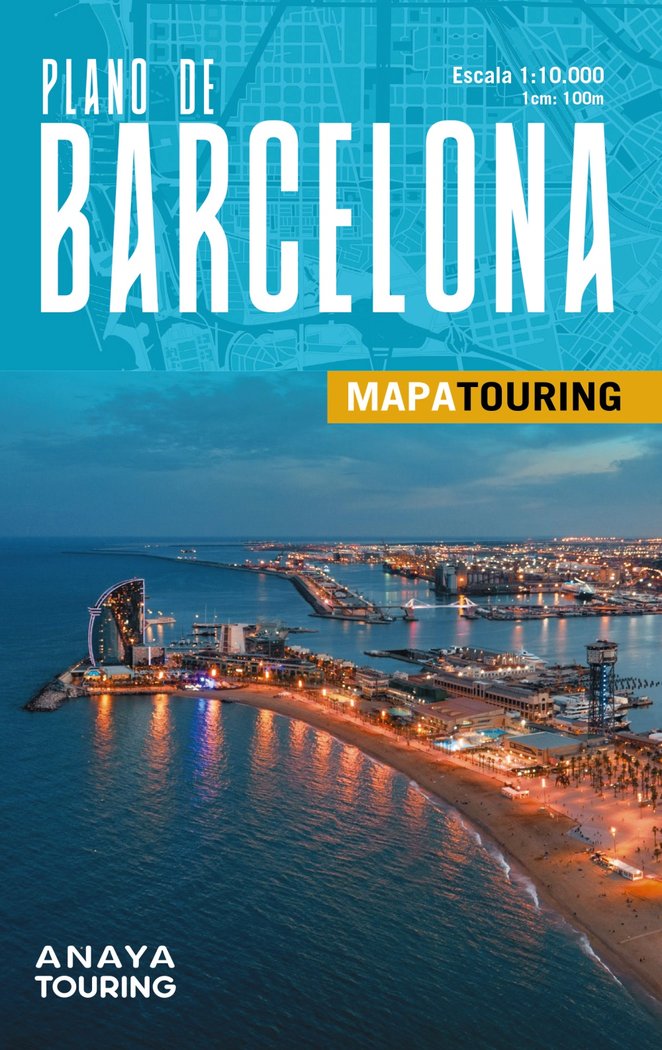 Plano de Barcelona, de ANAYA TOURING | portada del libro