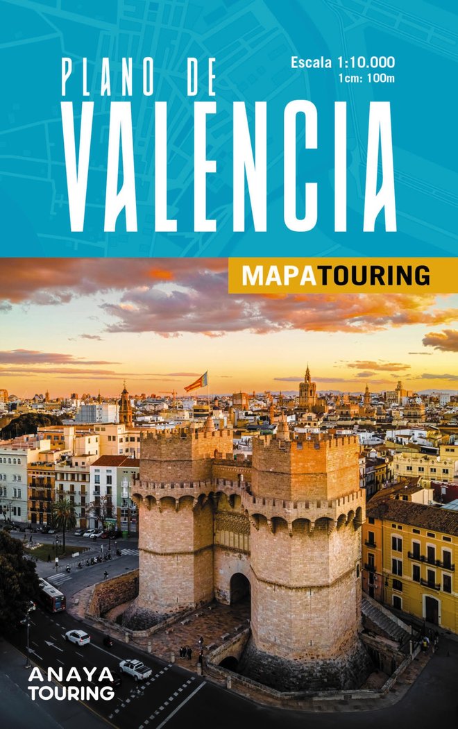 Plano de Valencia, de ANAYA TOURING | portada del libro