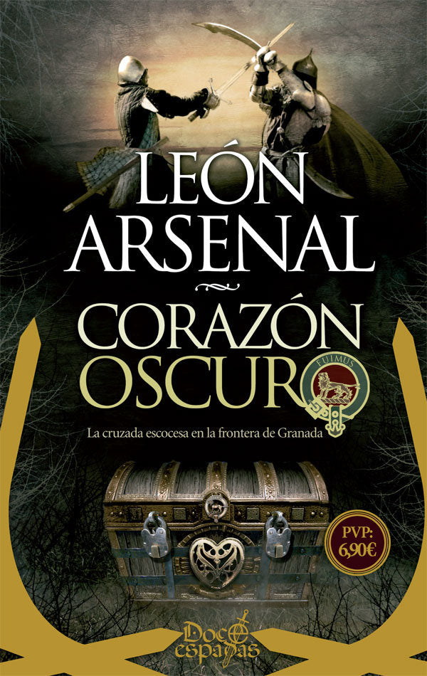 Corazón oscuro, de Arsenal, León | portada del libro