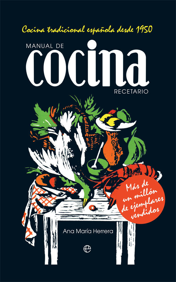 Manual de cocina. Recetario, de Herrera y Ruiz de la Herrán, Ana María | portada del libro
