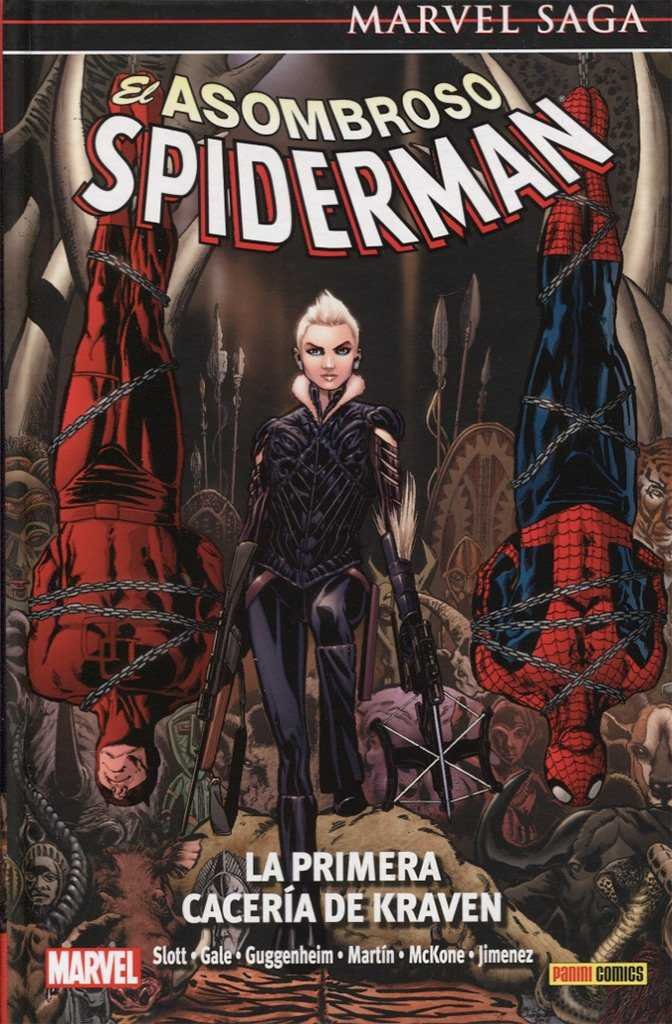 ASOMBROSO SPIDERMAN 16: LA PRIMERA CACERIA DE KRAVEN, de SLOTT | portada del libro
