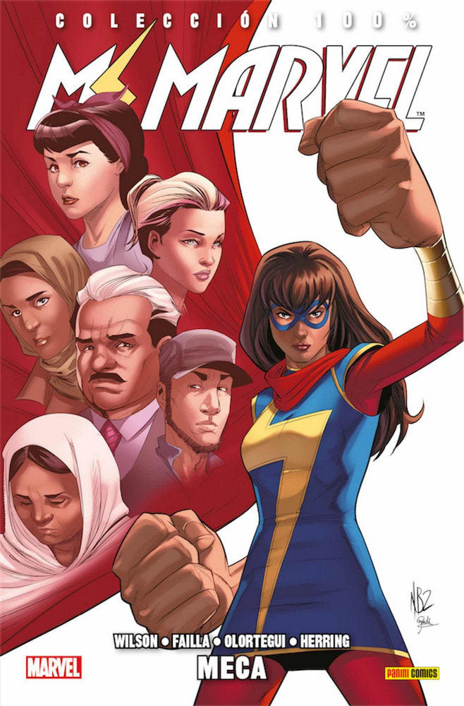 COLECCION 100% MS MARVEL 7 MECA, de AA.VV. | portada del libro