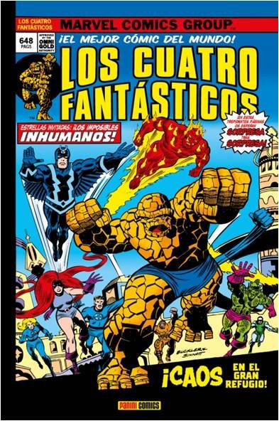 LOS CUATRO FANTASTICOS 8: ICAOS EN EL GRAN REFUGIO!, de GEORGE PEREZ | portada del libro