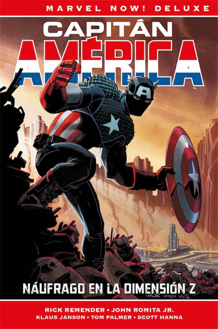 CAPITAN AMERICA 1, de RICK REMENDER#JOHN ROMITA JR. | portada del libro