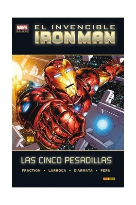 EL INVENCIBLE IRON MAN 1 LAS CINCO PESADILLAS, de MATT FRACTION#ADI GRANOV | portada del libro