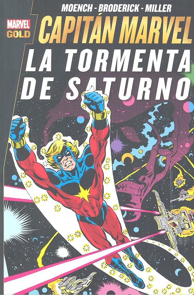 CAPITAN MARVEL: LA TORMENTA DE SATURNO, de MOENCH | portada del libro