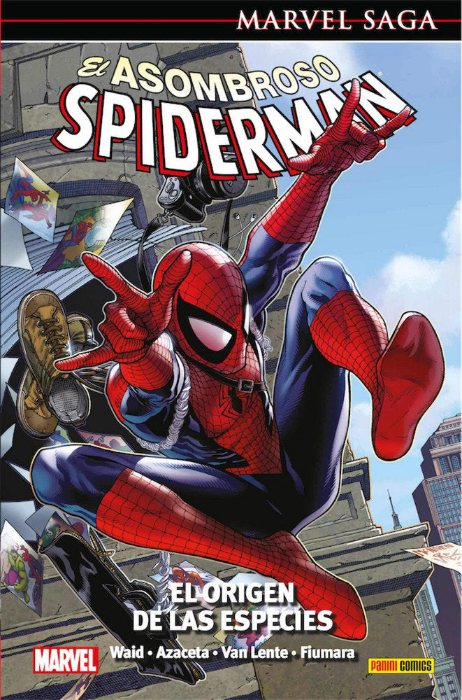 EL ASOMBROSO SPIDERMAN 30. EL ORIGEN DE LAS ESPECIES, de WAID | portada del libro